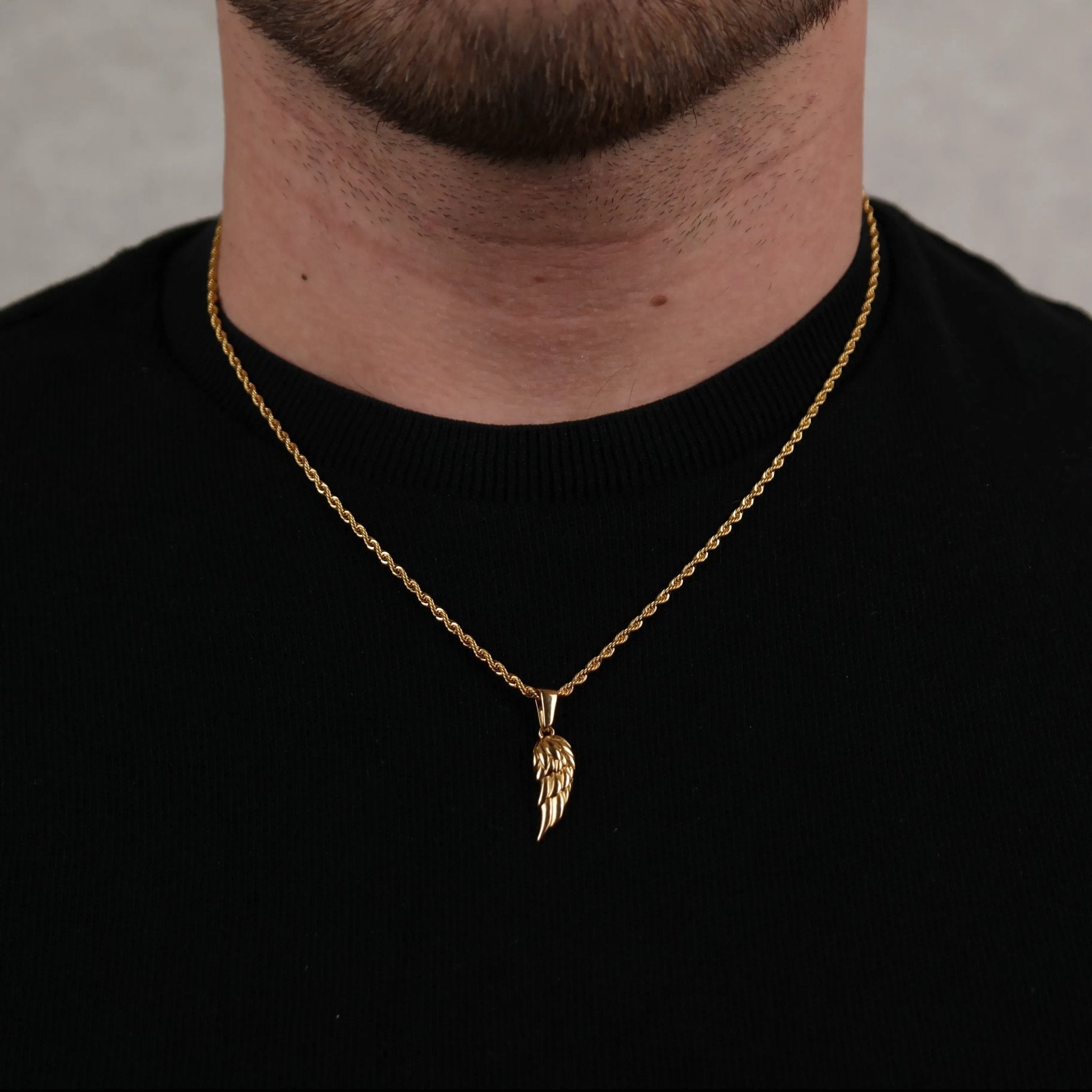 Small Wing Pendant (Gold) - DeRuiterDR.