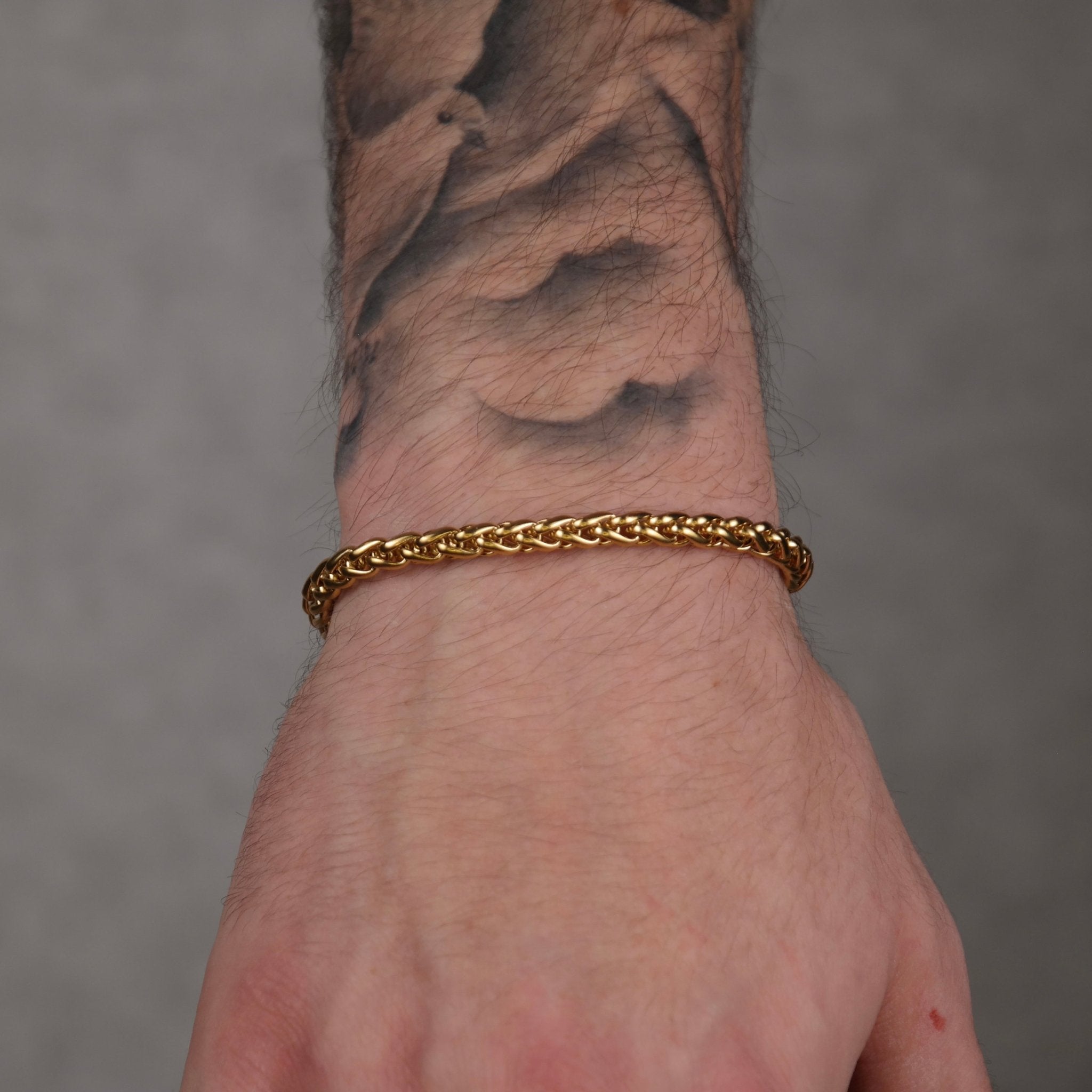 wheat Bracelet 5MM (gold) - DeRuiterDR.