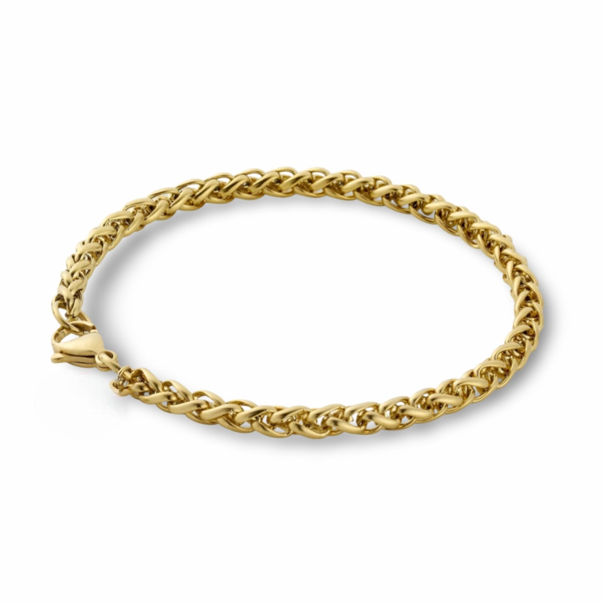 wheat Bracelet 5MM (gold) - DeRuiterDR.