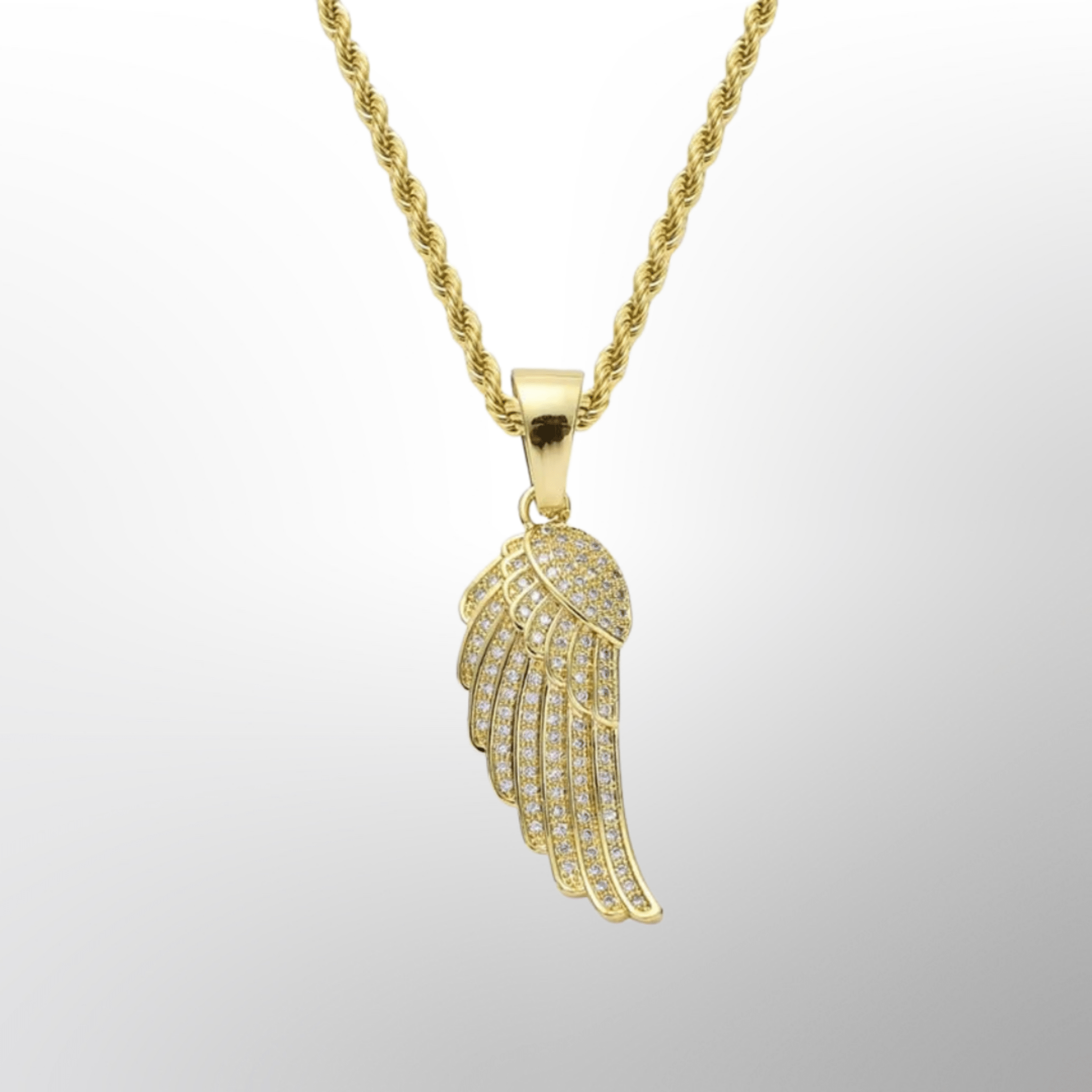 Wing Pendant (18K Gold) - DeRuiterDR.