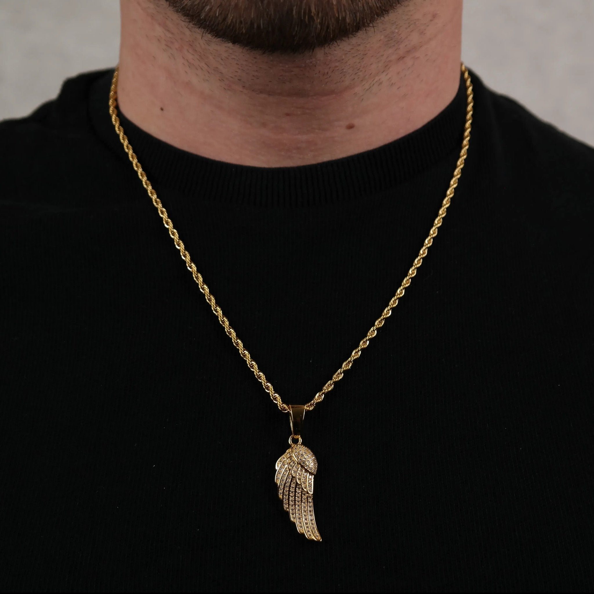 Wing Pendant (Gold) - DeRuiterDR.