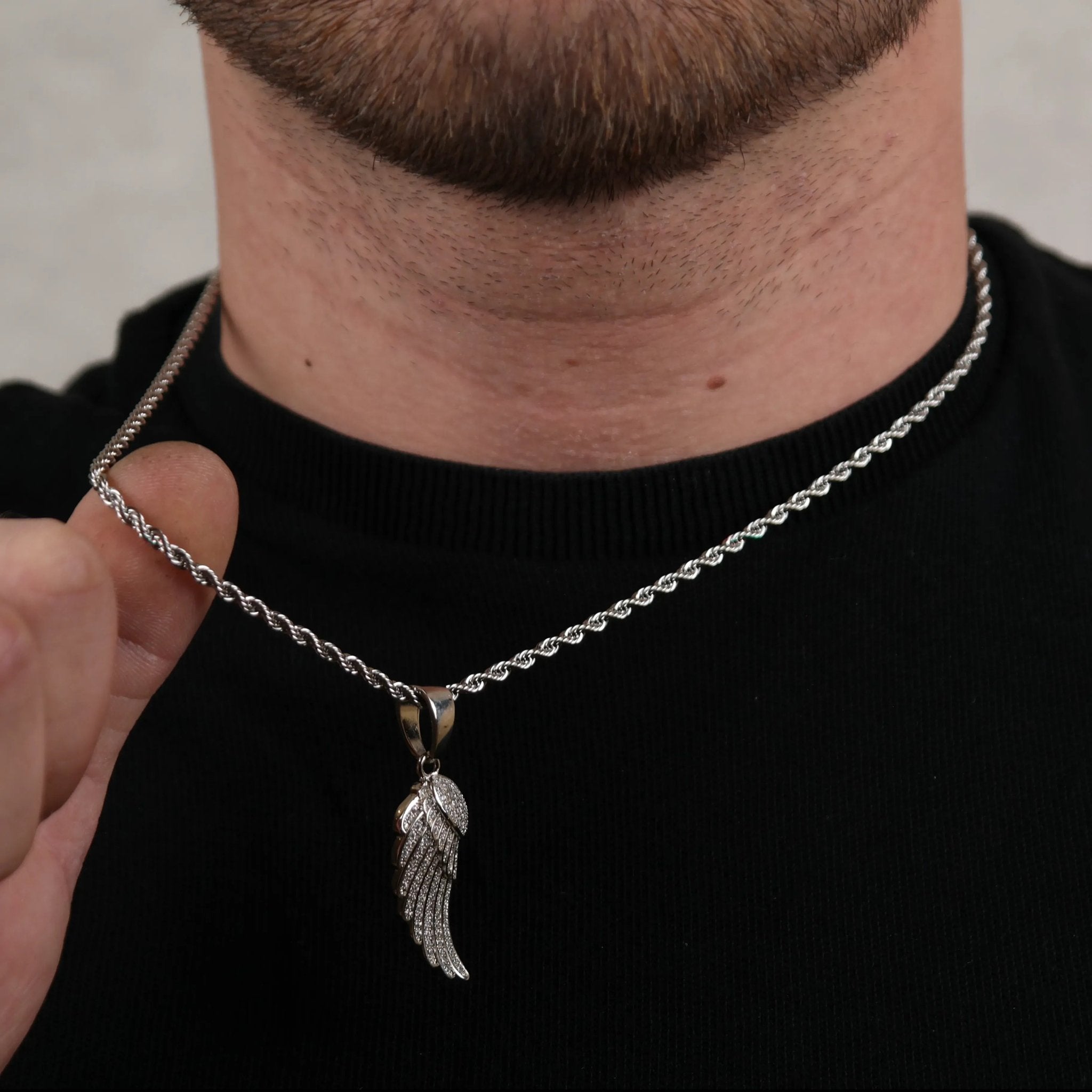 Wing Pendant (Silver) - DeRuiterDR.