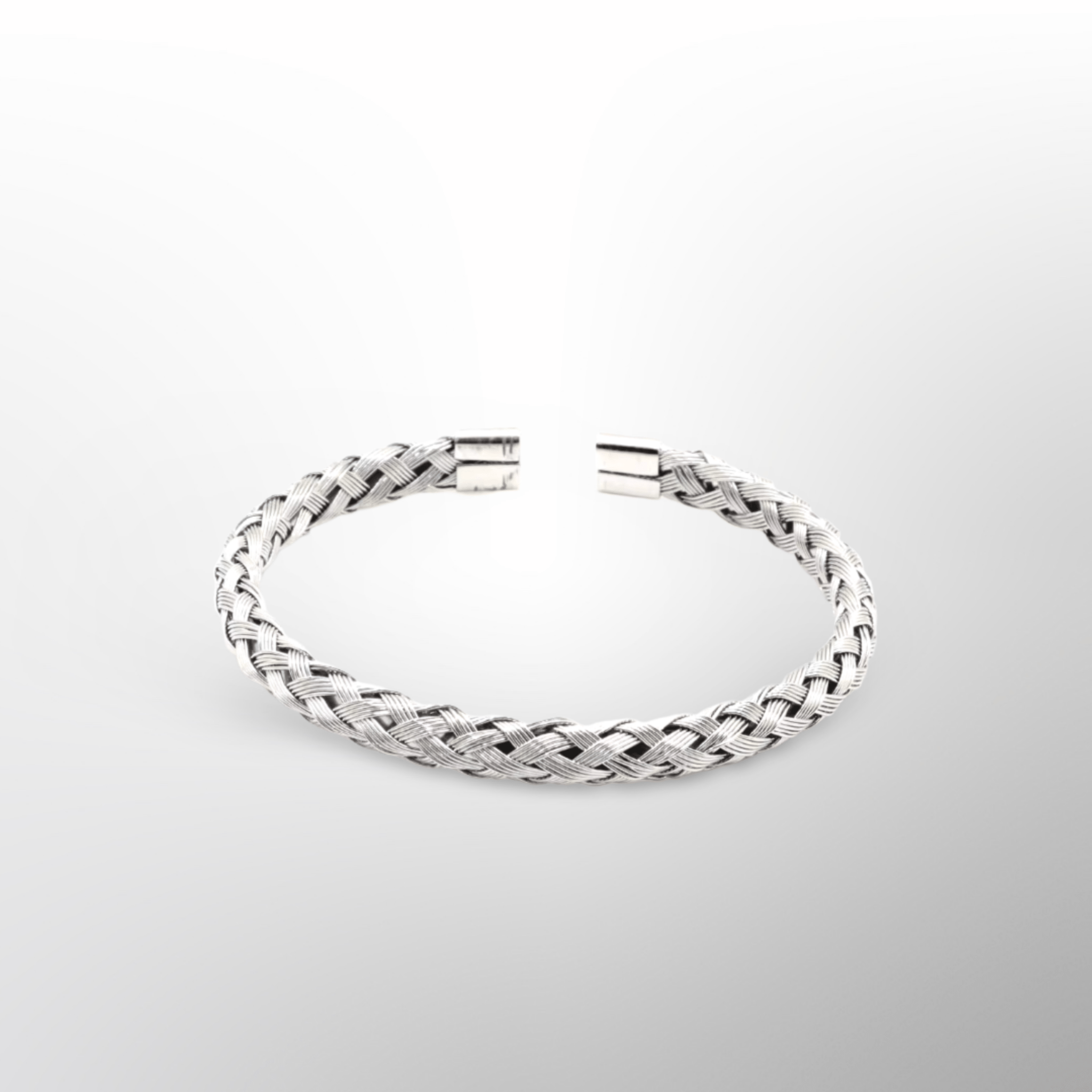 Wire Bracelet (White Gold) - DeRuiterDR.